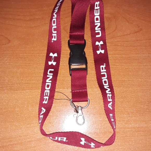 Brand New Under Armour Purple Logo Lanyard - Picture 5 of 6